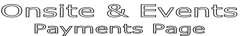 Onsite & Events
Payments Page